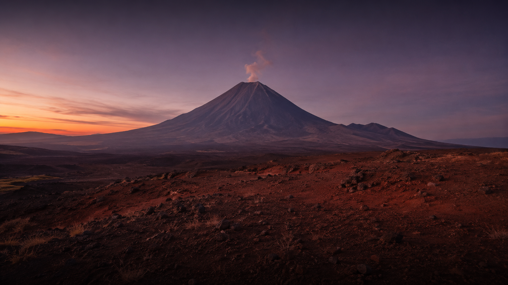 火山型の空